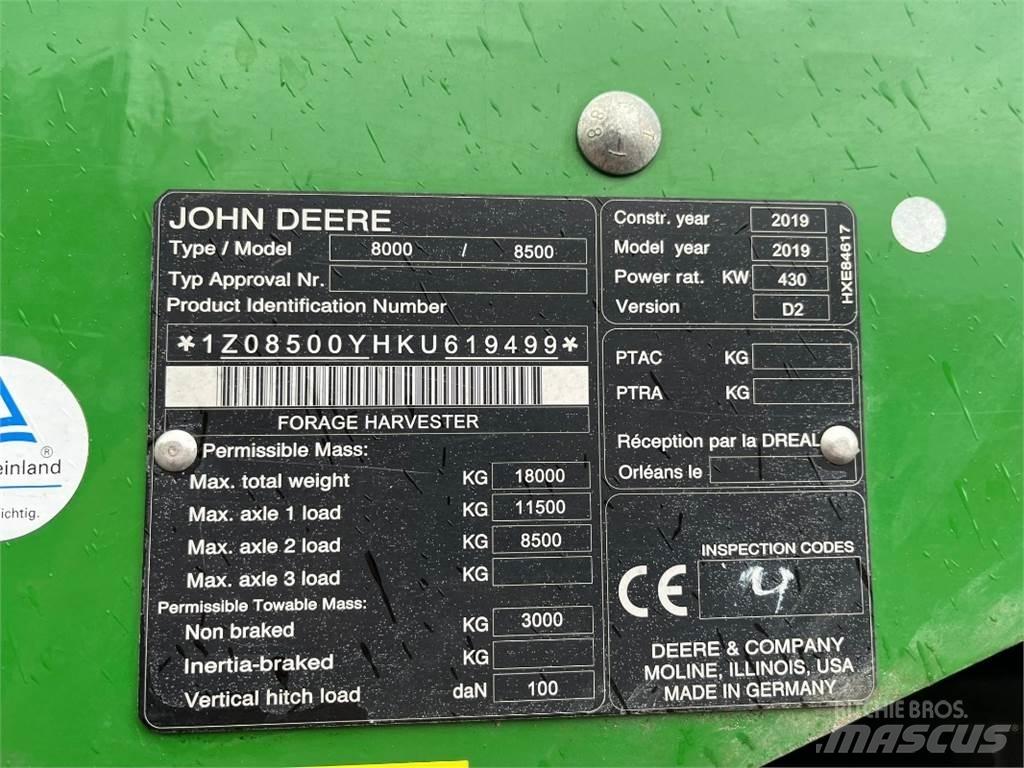 John Deere 8500 Silaj makinasi