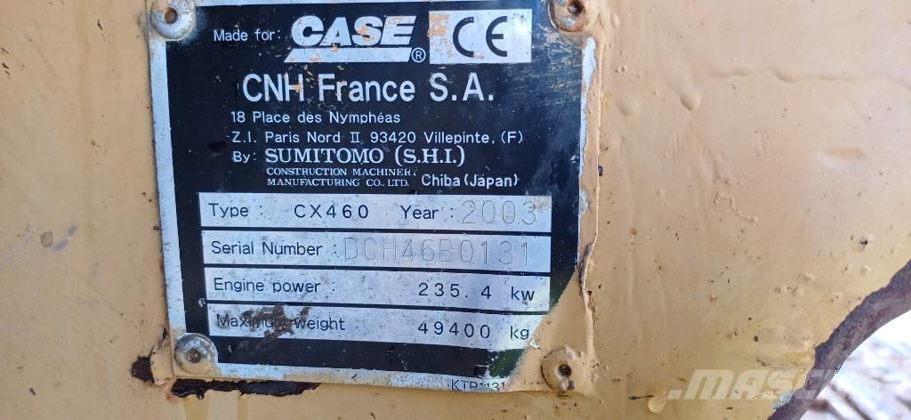 CASE CX 460 LC Paletli ekskavatörler