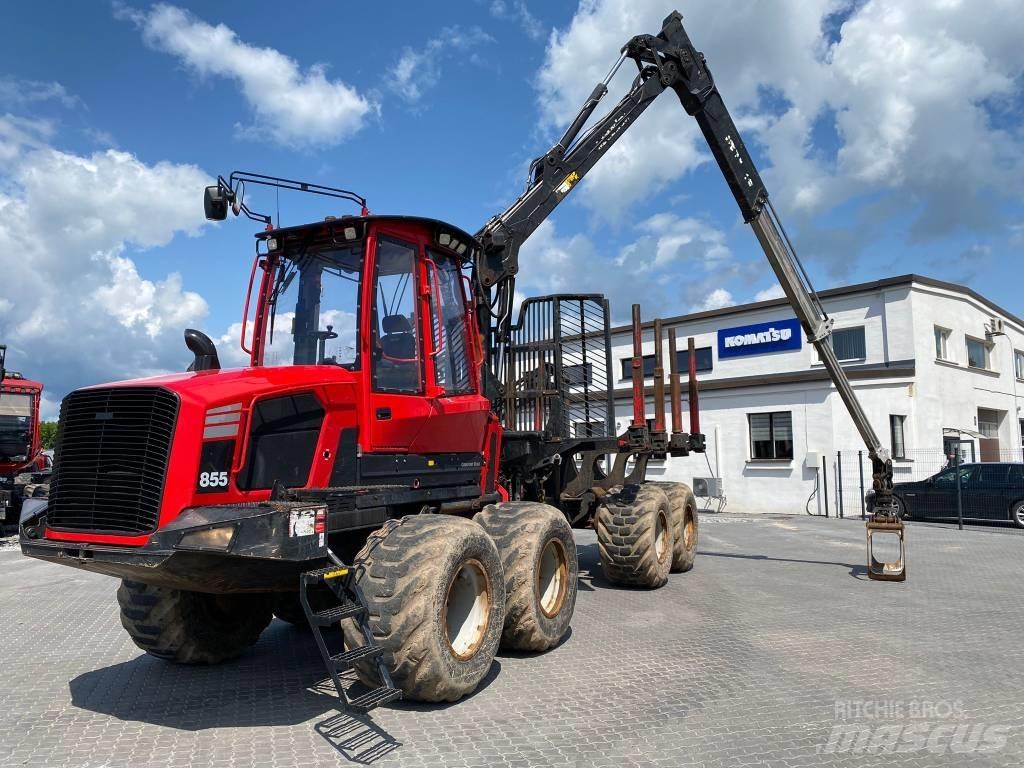 Komatsu 855 Tomruk yükleyici traktörler