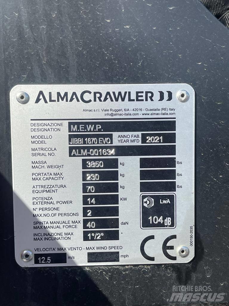 Almac Jibbi 1670 evo Diger lift ve platformlar