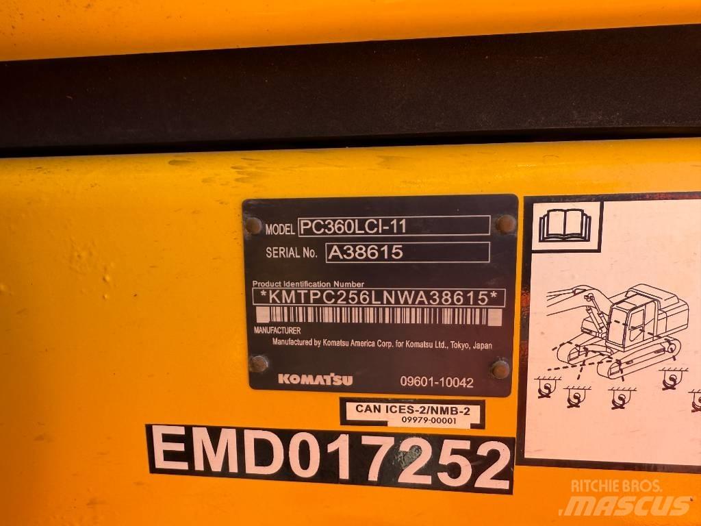 Komatsu PC360LCi-11 Paletli ekskavatörler