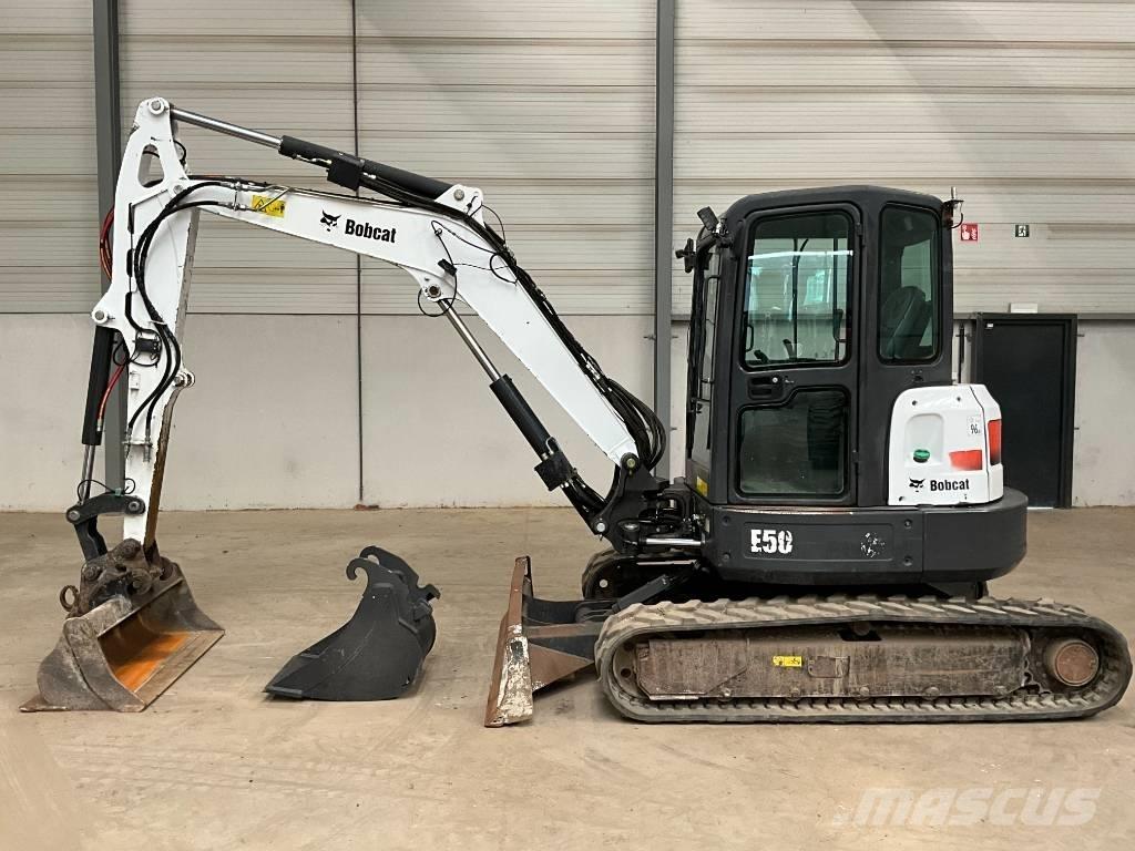 Bobcat E 50 EM Mini ekskavatörler, 7 tona dek