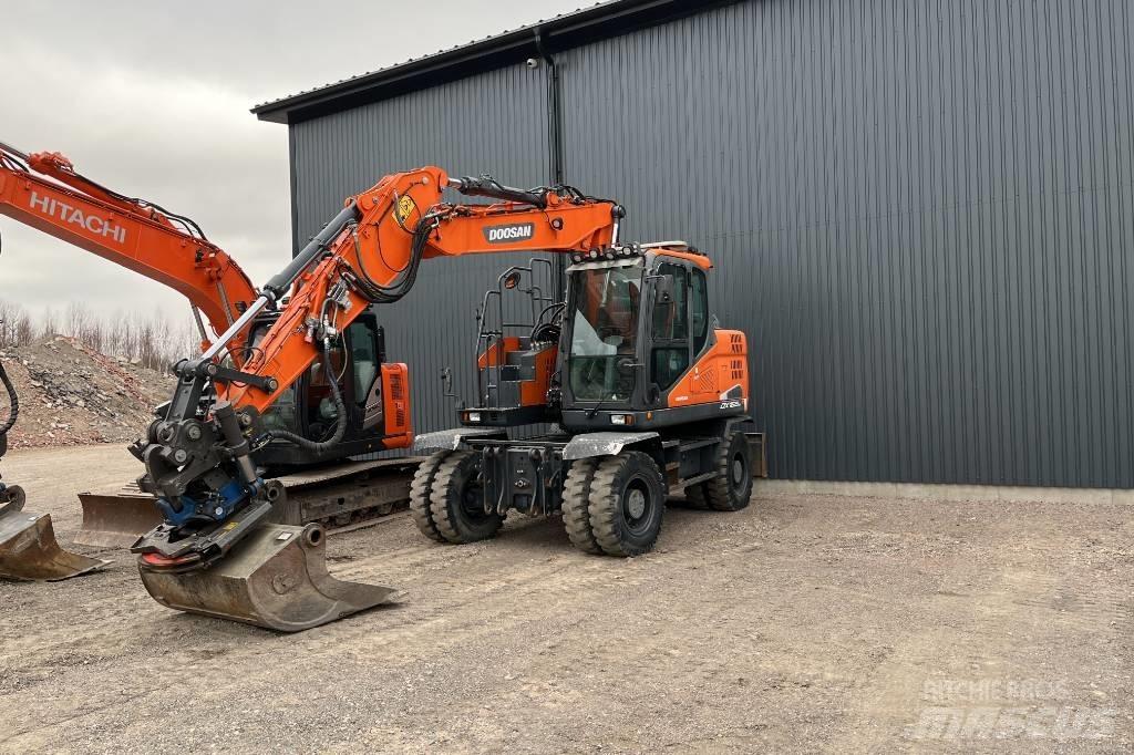 Doosan DX 165 W-5 Lastik tekerli ekskavatörler
