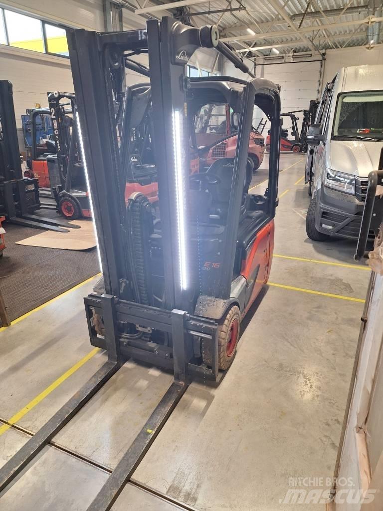 Linde E16 Elektrikli forkliftler