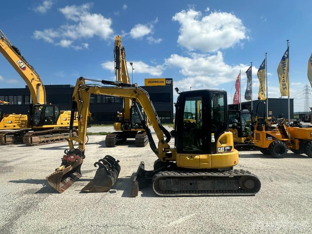CAT 305 E CR Mini ekskavatörler, 7 tona dek