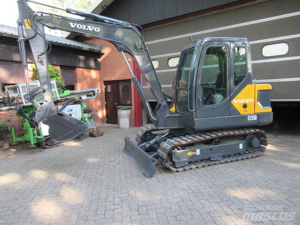 Volvo EC 55 D Mini ekskavatörler, 7 tona dek