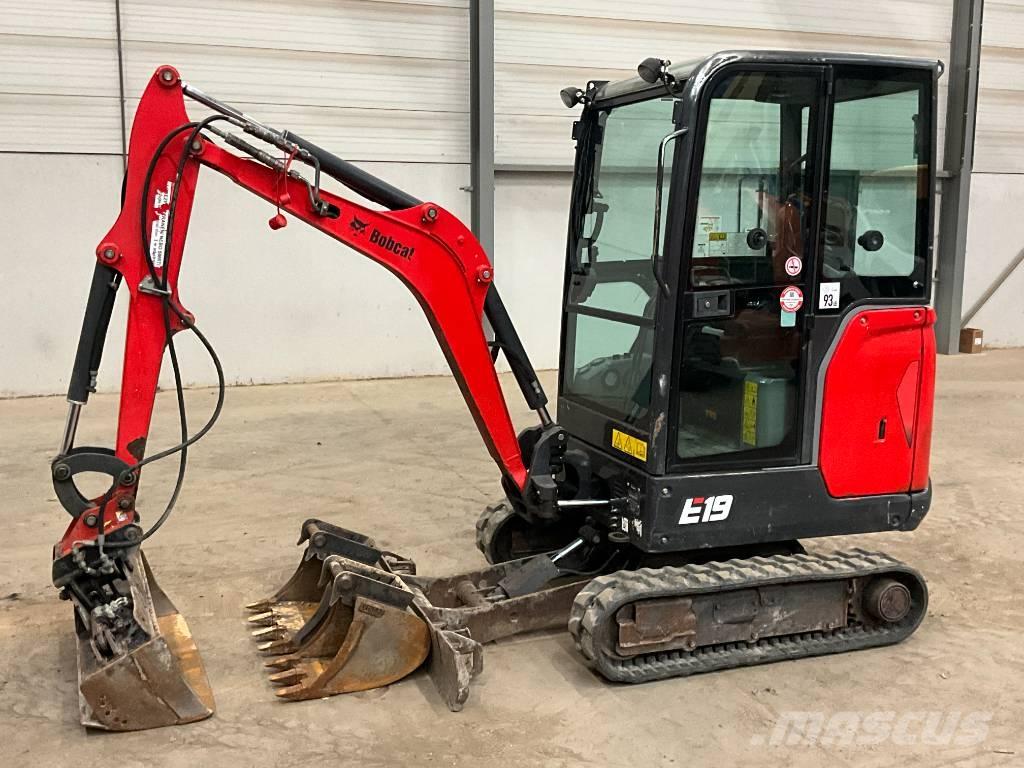Bobcat E 19 Mini ekskavatörler, 7 tona dek