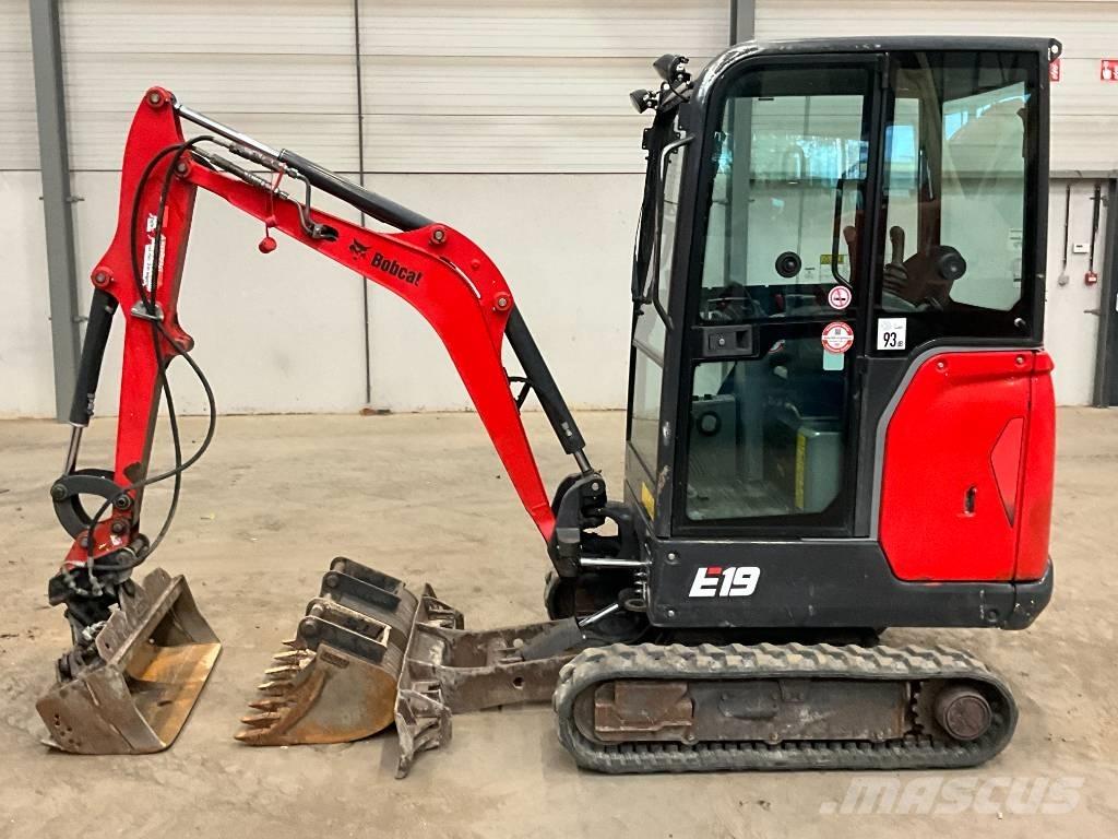 Bobcat E 19 Mini ekskavatörler, 7 tona dek