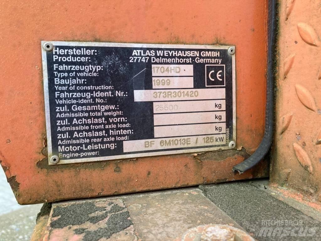Atlas 1704 HD Paletli ekskavatörler