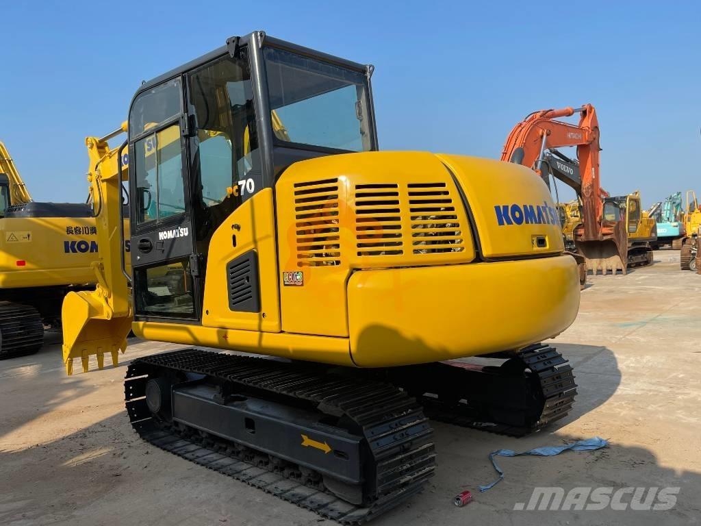Komatsu PC 70 Mini ekskavatörler, 7 tona dek