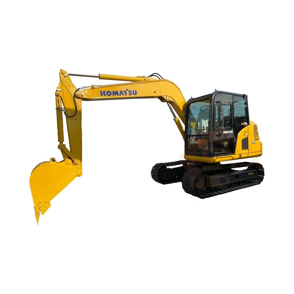 Komatsu PC 70 Mini ekskavatörler, 7 tona dek