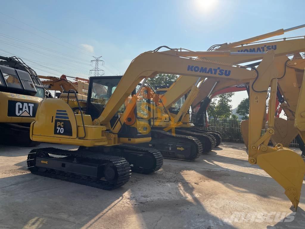 Komatsu PC 70 Mini ekskavatörler, 7 tona dek