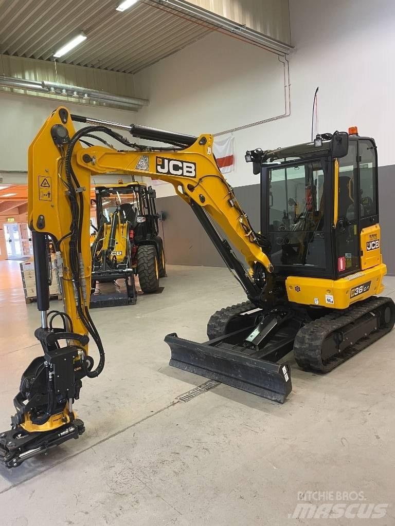 JCB 36 C-1 Mini ekskavatörler, 7 tona dek