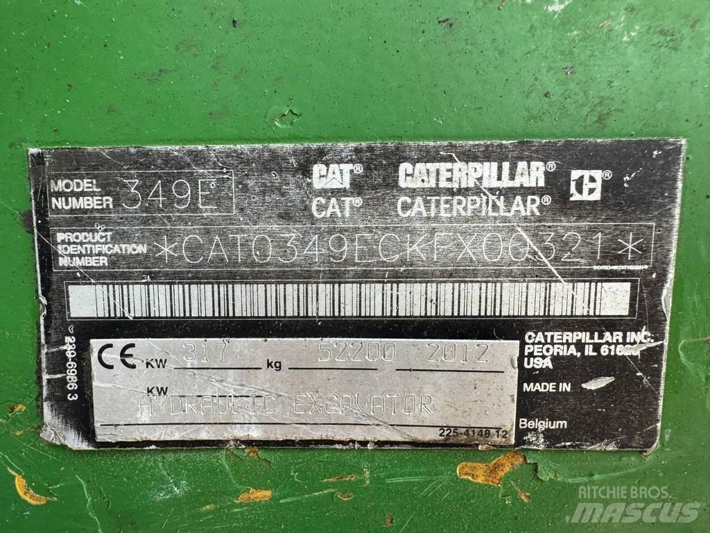 CAT 349E Paletli ekskavatörler