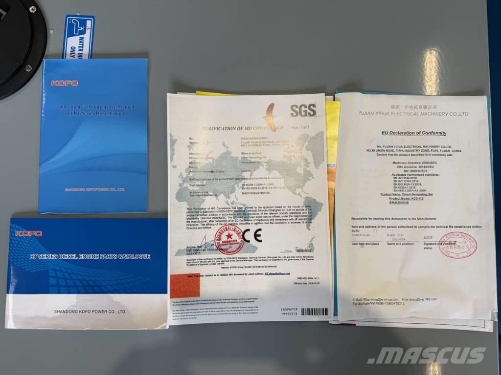 Ashita 110 kva Dizel Jeneratörler