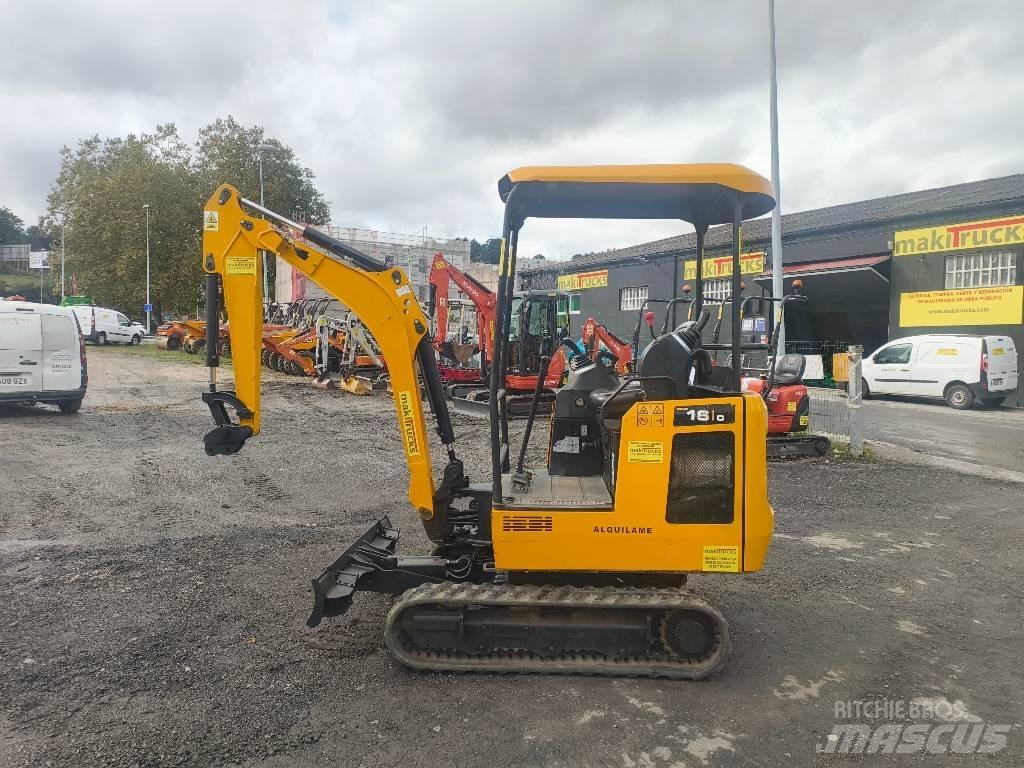 JCB 16 C-1 Mini ekskavatörler, 7 tona dek