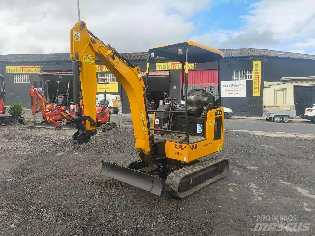 JCB 16 C-1 Mini ekskavatörler, 7 tona dek