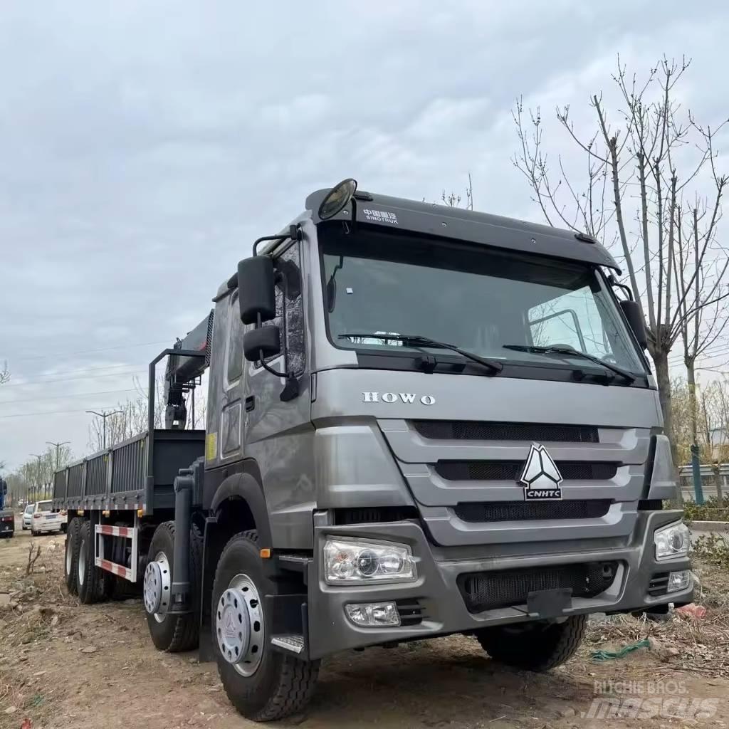 Howo 371 8x4 Araç üzeri vinçler