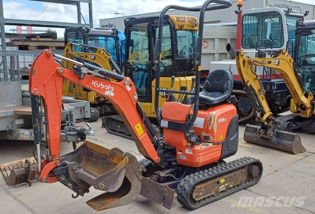 Kubota U 10-3 Mini ekskavatörler, 7 tona dek
