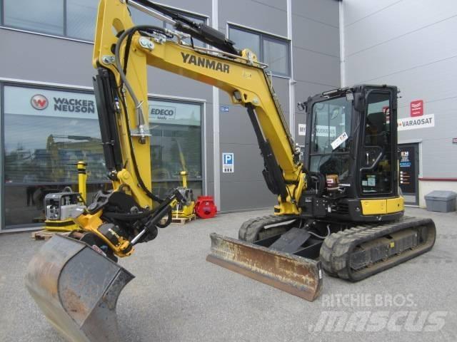 Yanmar Vio 57 Mini ekskavatörler, 7 tona dek