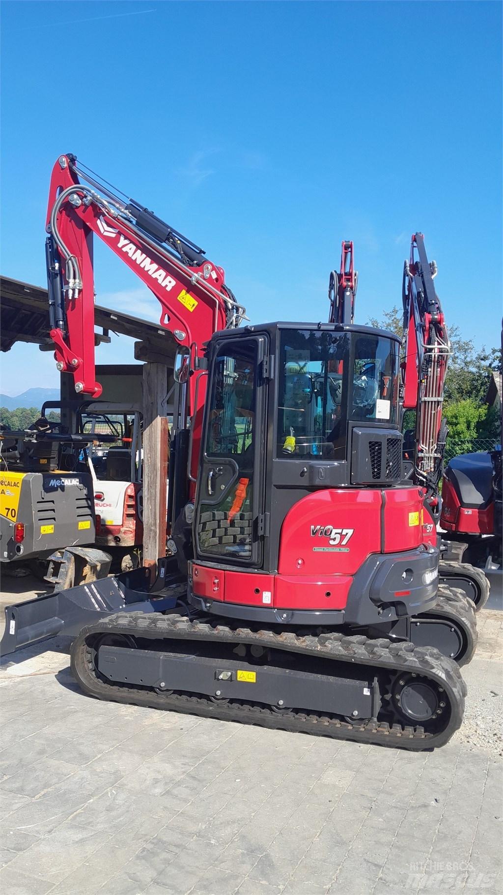 Yanmar VIO57-6B Mini ekskavatörler, 7 tona dek