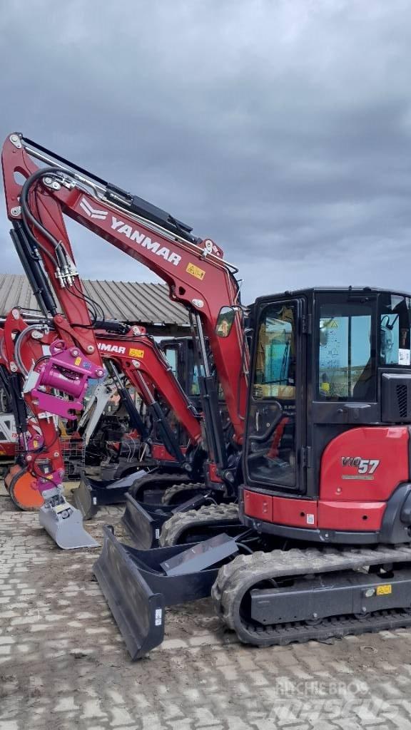 Yanmar VIO57-6B Mini ekskavatörler, 7 tona dek