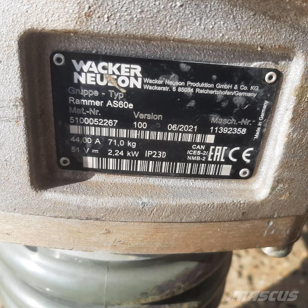 Wacker Neuson AS60e Sıkıştırma tokmakları