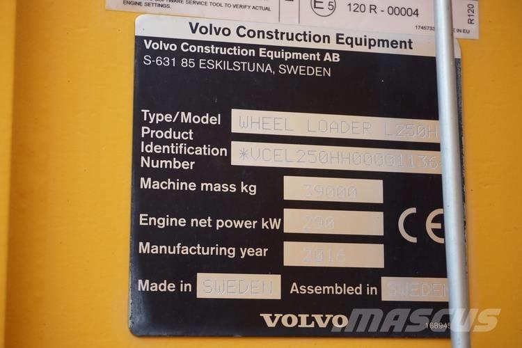Volvo L250H Tekerlekli yükleyiciler