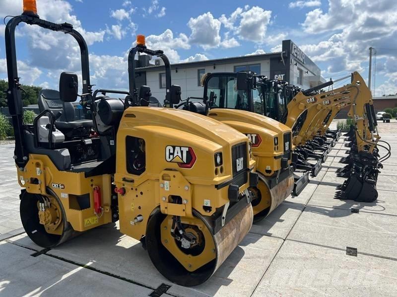 CAT CB 2.5 GC Çift tamburlu silindirler