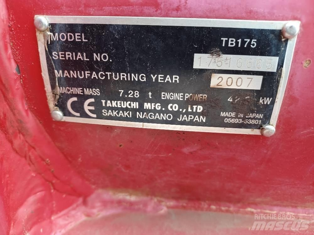 Takeuchi TB175 Midi ekskavatörler 7 - 12 t