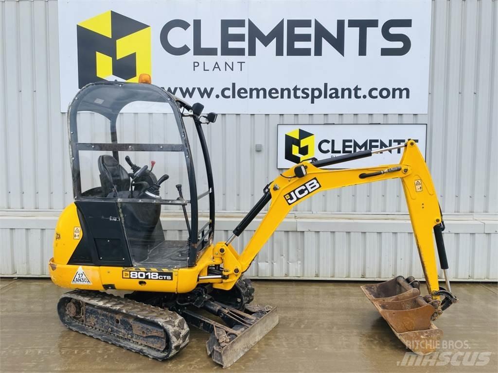 JCB 8018CTS Mini ekskavatörler, 7 tona dek