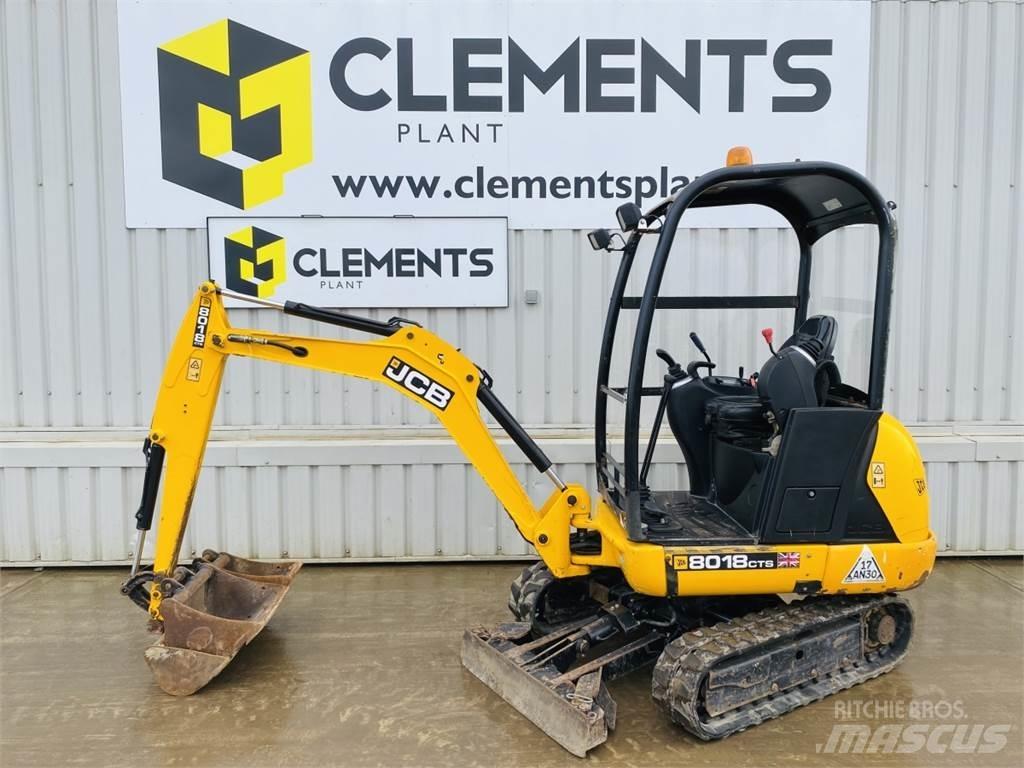 JCB 8018CTS Mini ekskavatörler, 7 tona dek
