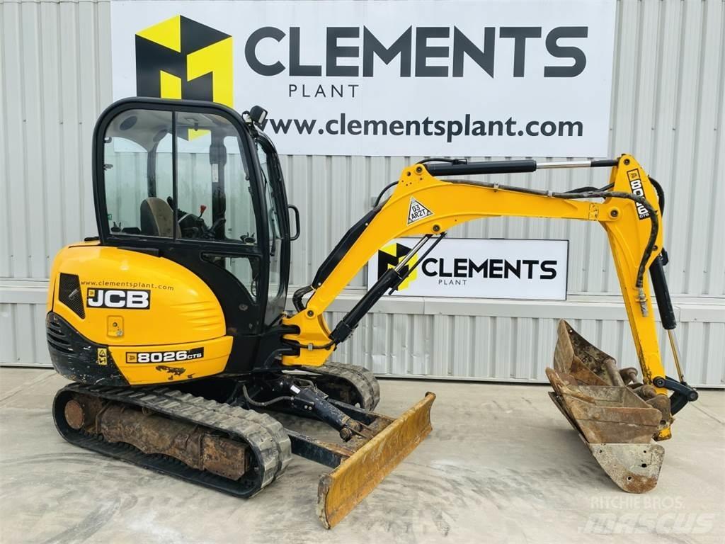 JCB 8026CTS Mini ekskavatörler, 7 tona dek