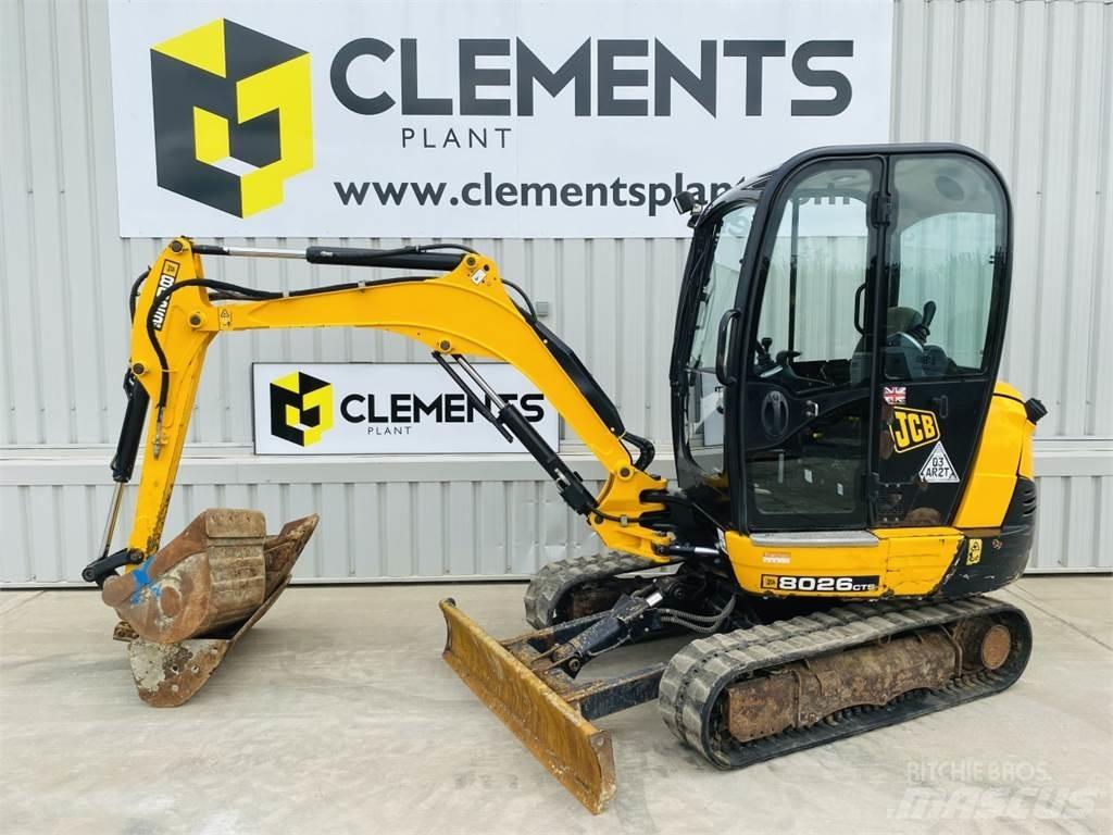 JCB 8026CTS Mini ekskavatörler, 7 tona dek