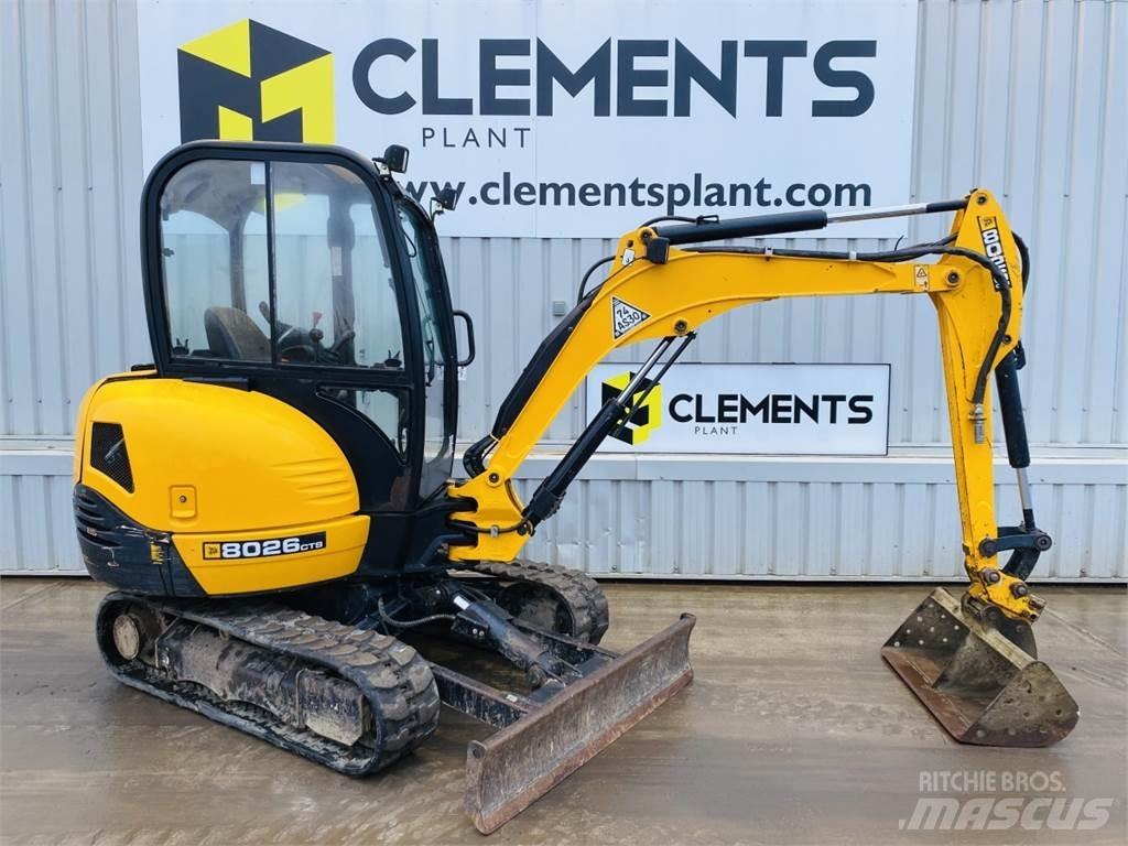JCB 8026CTS Mini ekskavatörler, 7 tona dek