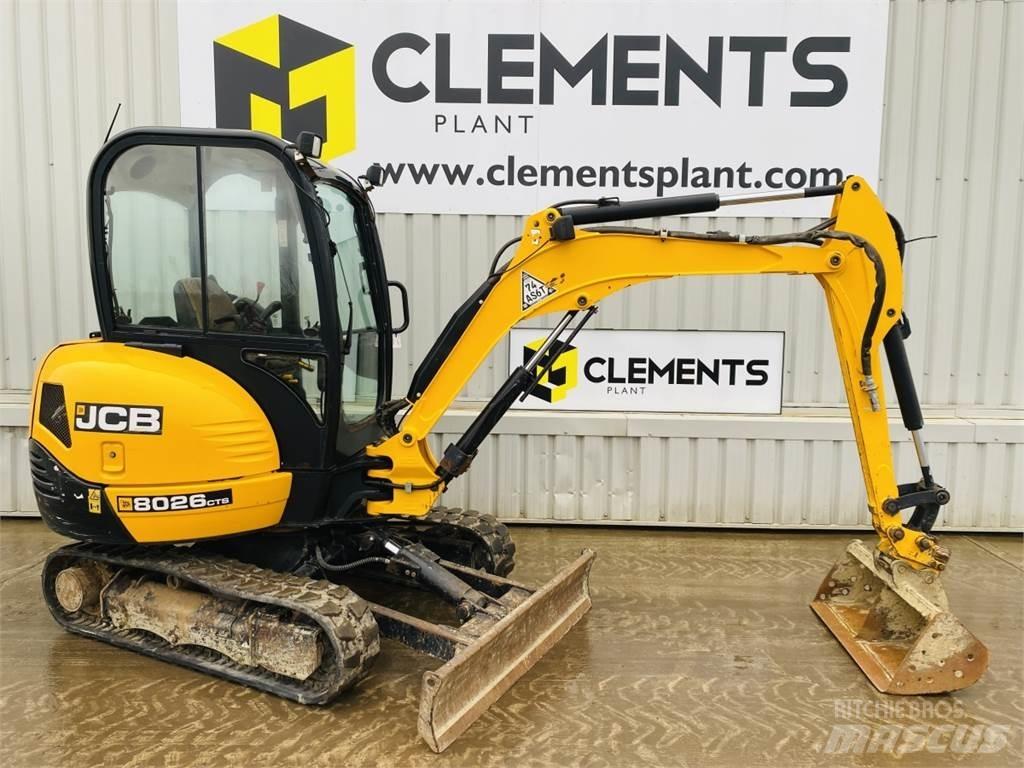 JCB 8026CTS Mini ekskavatörler, 7 tona dek