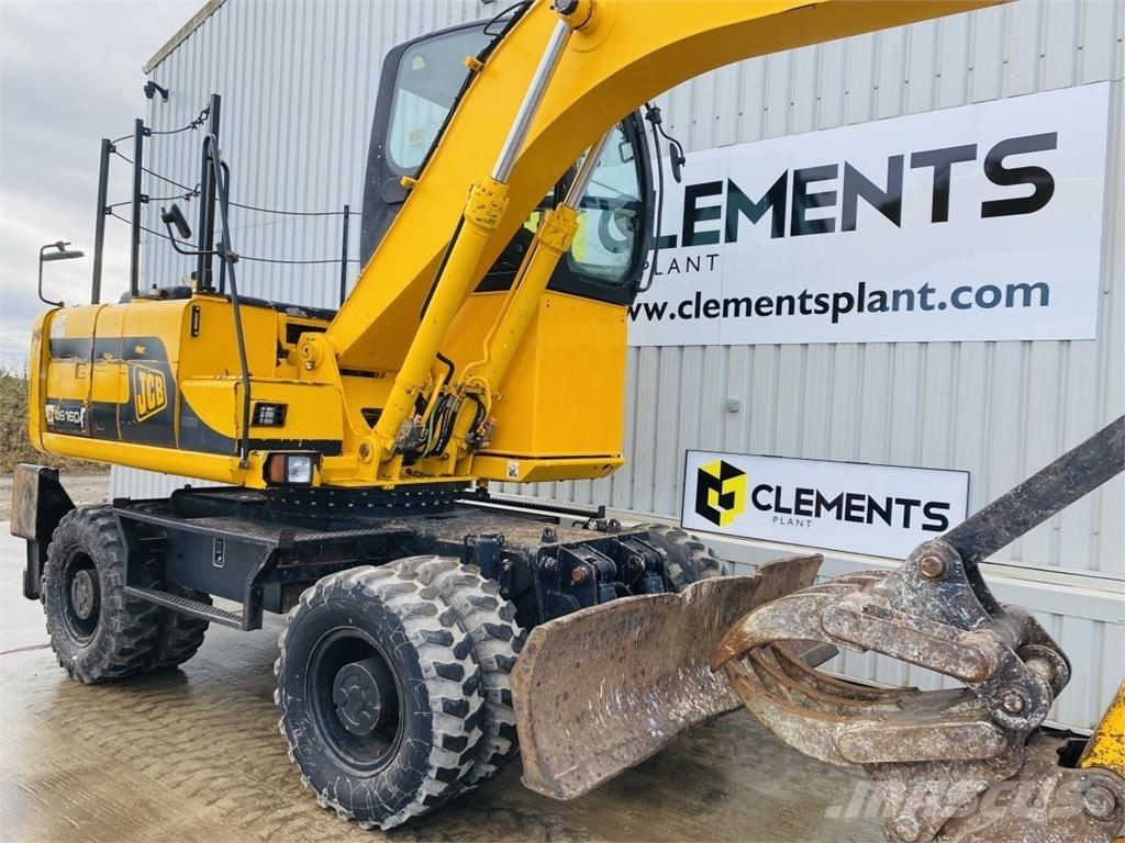 JCB JS160W Paletli ekskavatörler