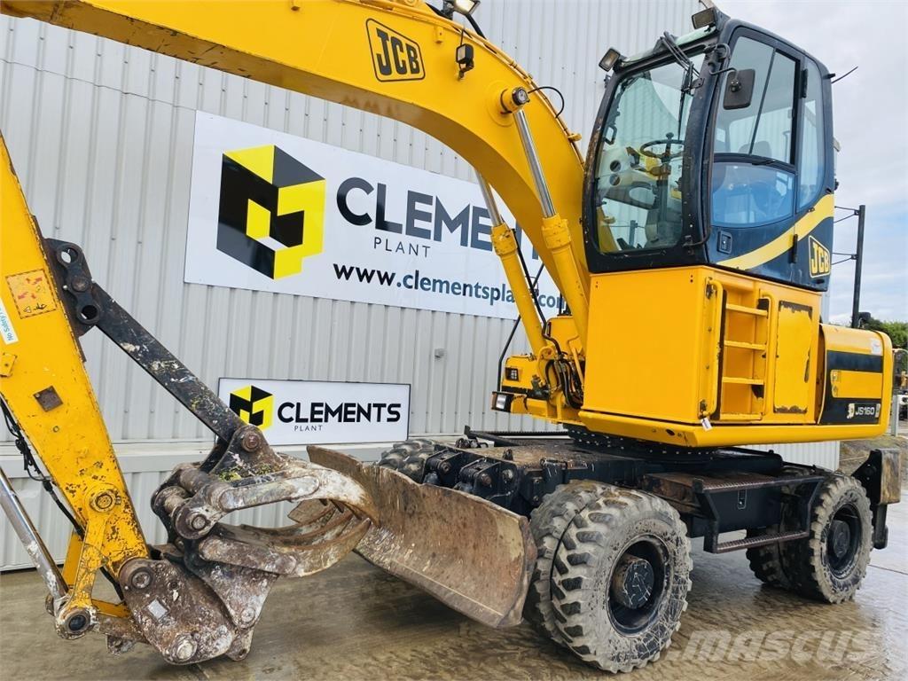 JCB JS160W Paletli ekskavatörler