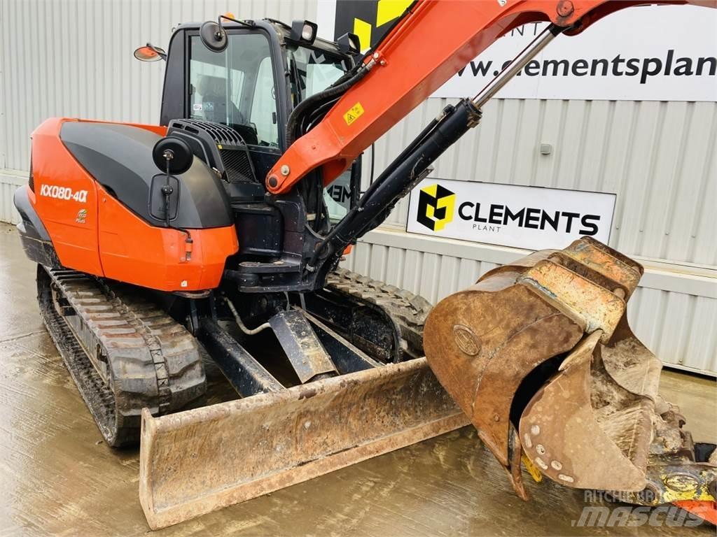 Kubota KX080-4a Midi ekskavatörler 7 - 12 t