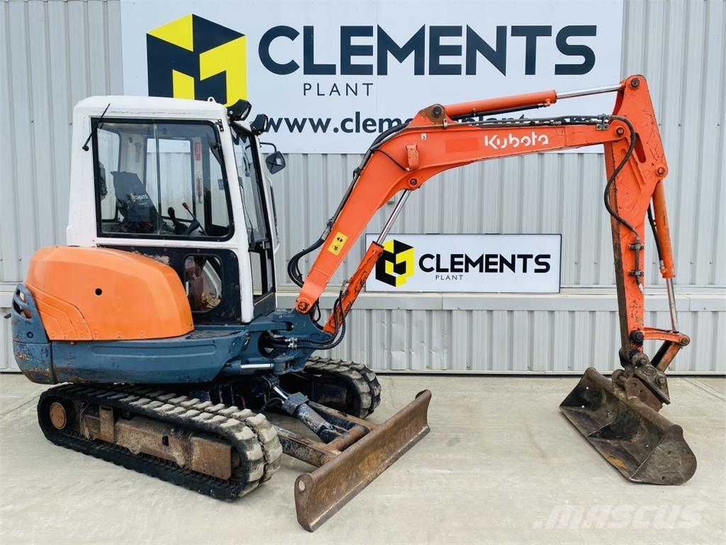 Kubota KX91-3 Mini ekskavatörler, 7 tona dek