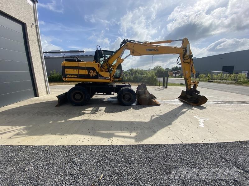 JCB JS145W Lastik tekerli ekskavatörler