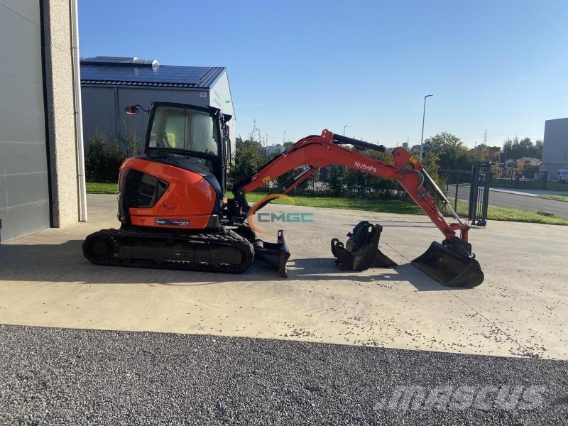 Kubota U50-5 Lastik tekerli ekskavatörler