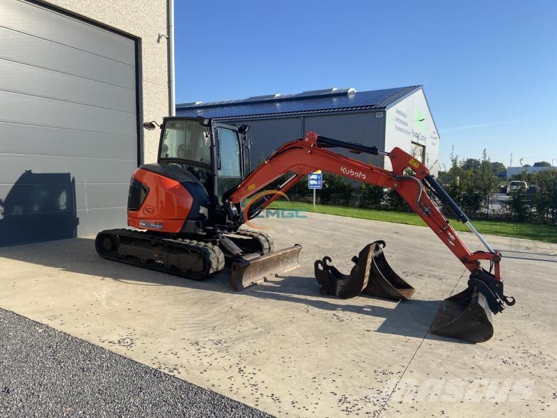Kubota U50-5 Lastik tekerli ekskavatörler