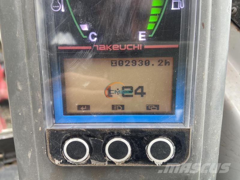Takeuchi TB216 Lastik tekerli ekskavatörler