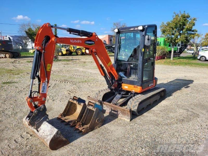 Kubota U27-4 Mini ekskavatörler, 7 tona dek