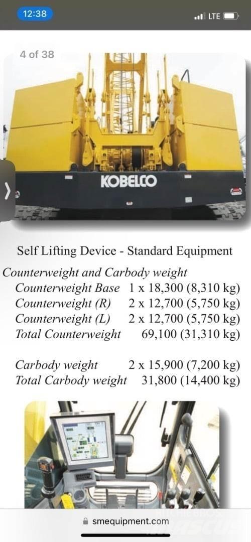 Kobelco CK1100G-2 Paletli vinçler