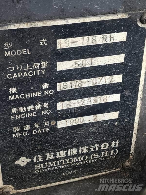 Sumitomo LS-118RH Paletli vinçler