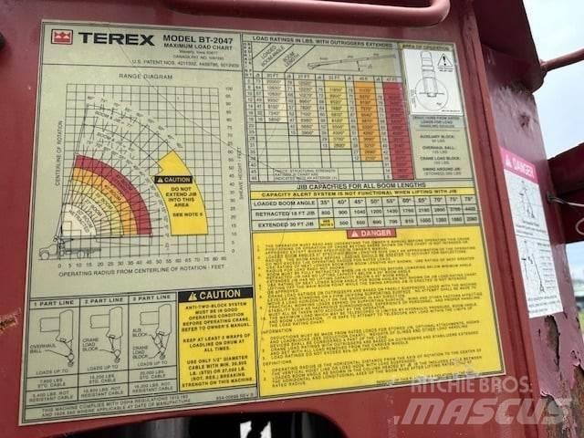 Terex BT 2047 Araç üzeri vinçler