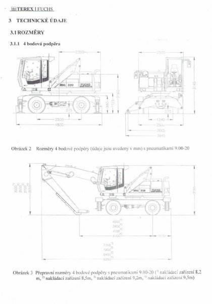 Fuchs MHL 320 Atık taşıma araçları