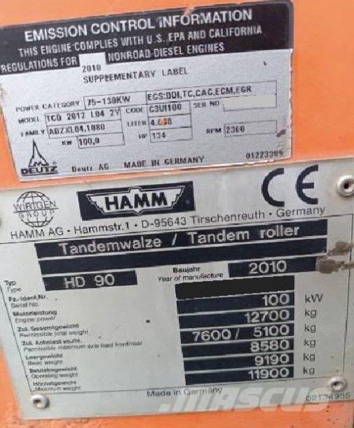 Hamm HD 90 Diger